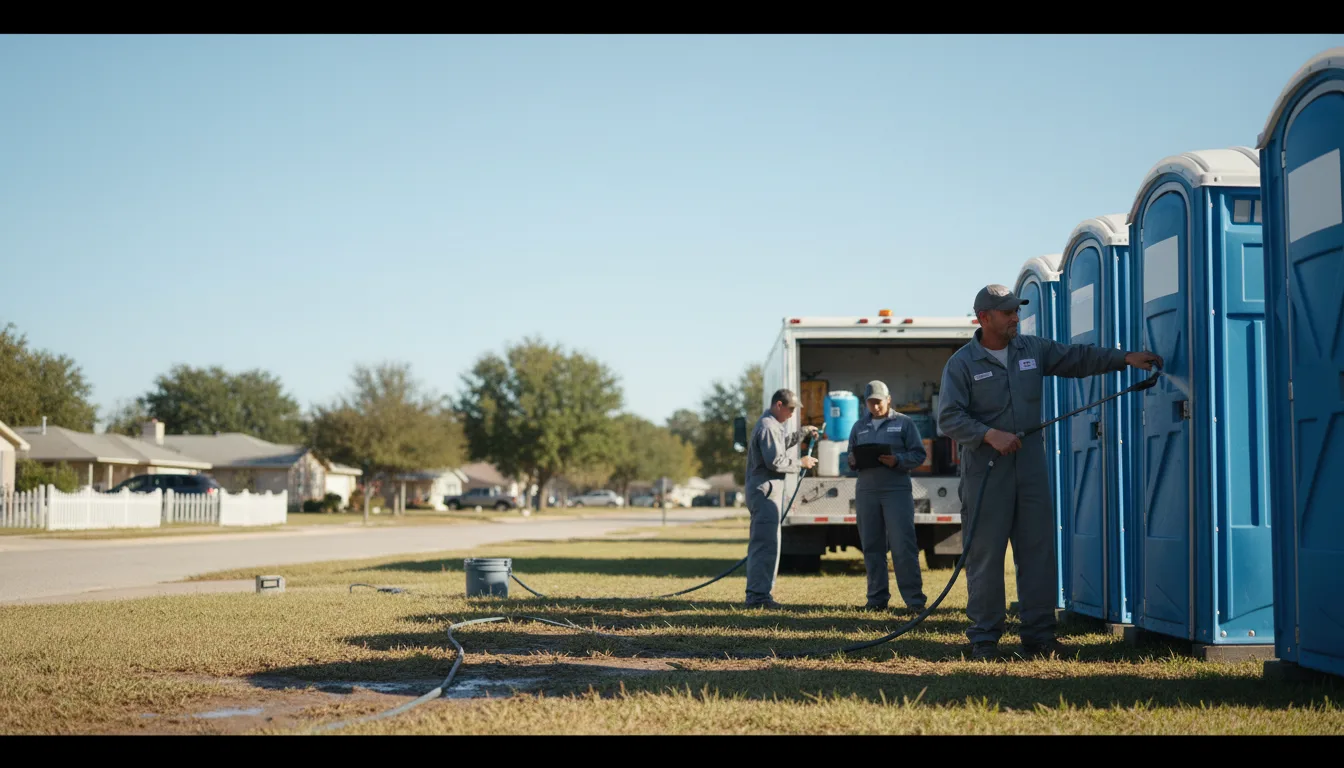 Long-Term Portable Toilet Rental in Pittsburg, TX near me